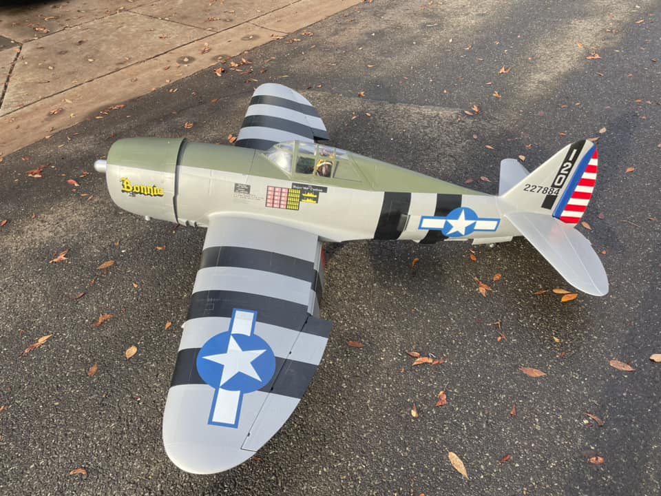 Top Rc Model P-47 Thunderbolt, Bonnie – Gator RC