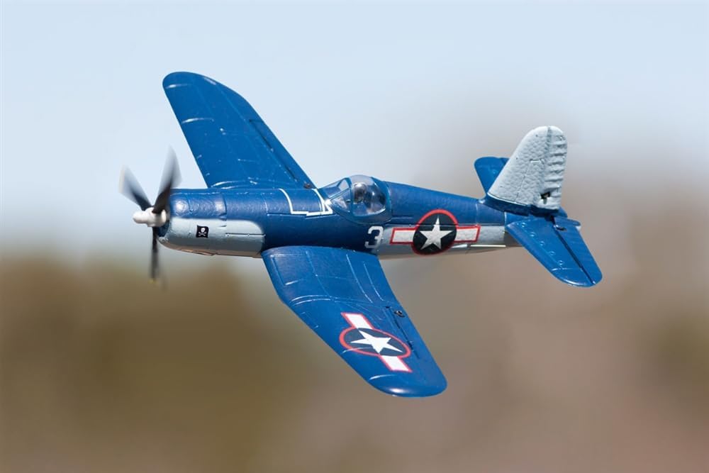 F4U Corsair Jolly Rogers Micro RTF Airplane with PASS (Pilot
