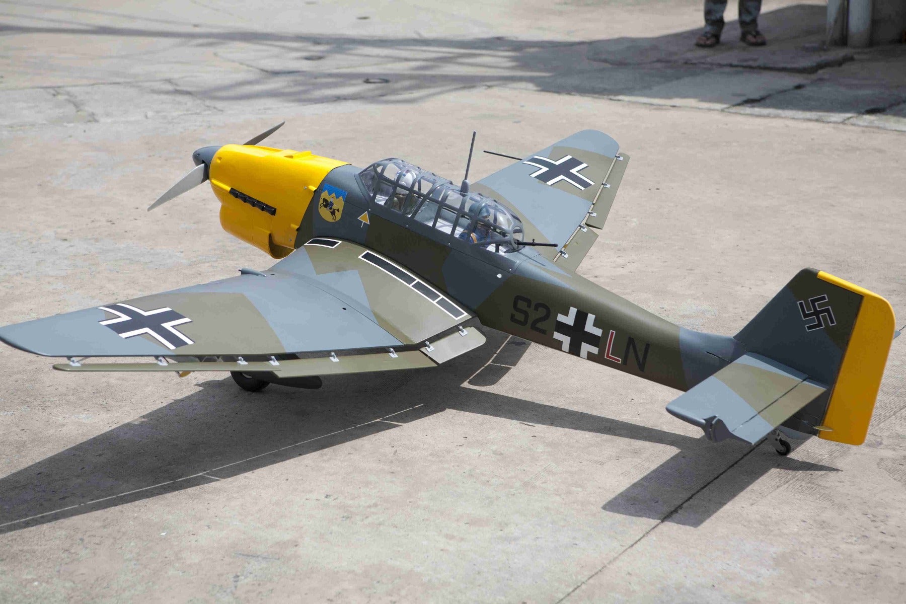 Avion Allemagne JU87 Stuka, Fabrication Wiking, Échelle 1:200 (N°1 GK22