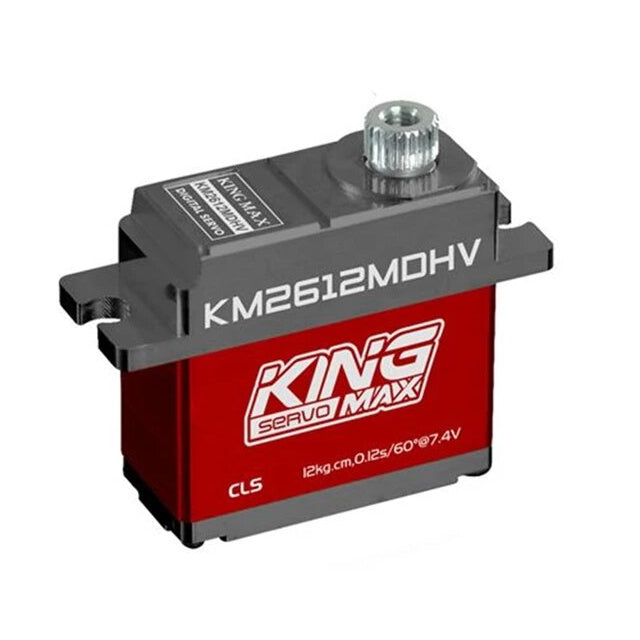 KingMax KM2612MDHV Mini Servo | 166 oz-in Coreless HV – Gator RC