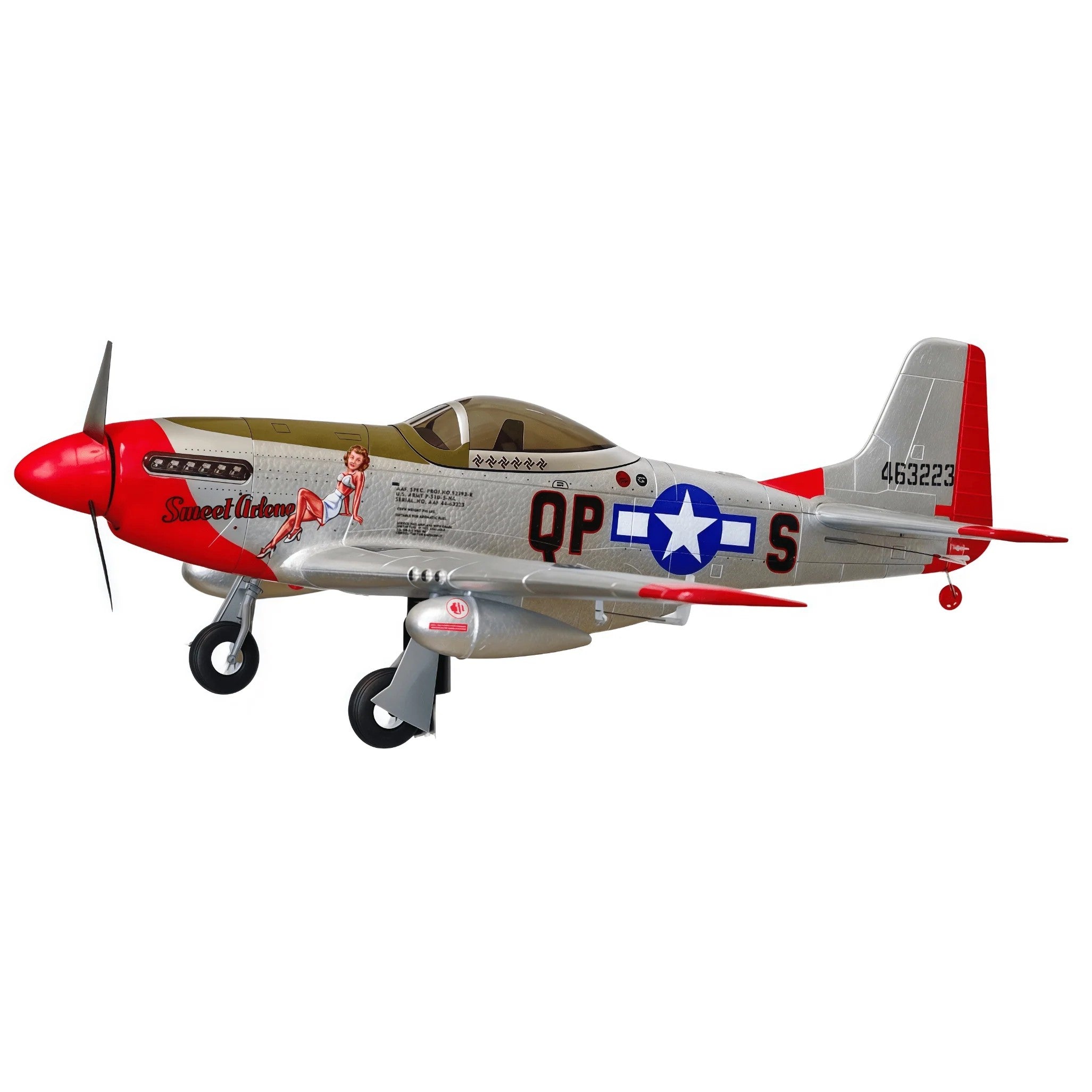 プレイモービル　5511 FMM008PRTX FMS P-51D Red Tail V8 1400mm PNP V8 with Reflex