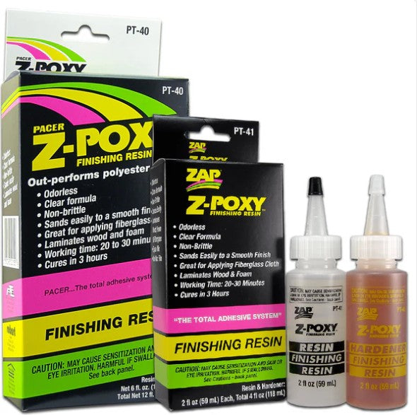 Z-Poxy Finishing Resin, 4oz kit (PT-41) or 12oz kit (PT-40) – Gator RC