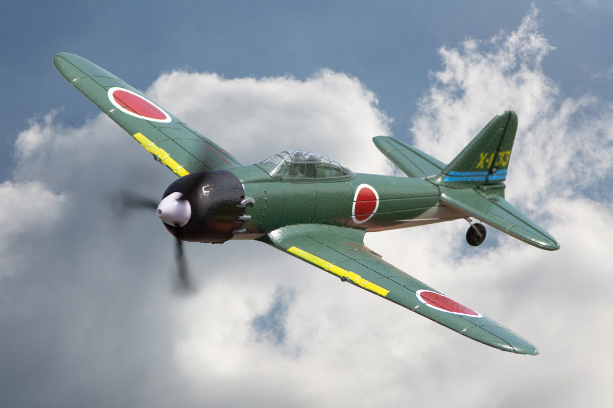 RAGE Mitsubishi A6M Zero Micro RTF Airplane with PASS (Pilot