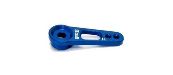 Secraft Aluminum Servo Arm V1 24mm- HItec Blue 24 tooth spline