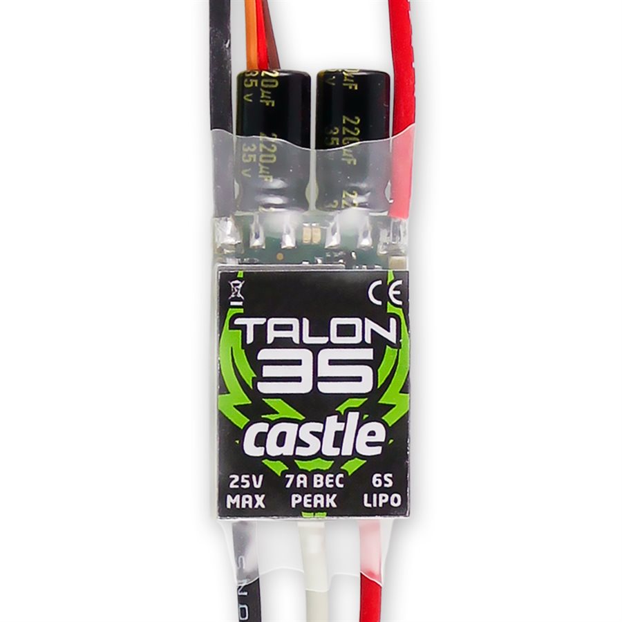 Castle Talon 35 amp ESC, 6S / 25.2V