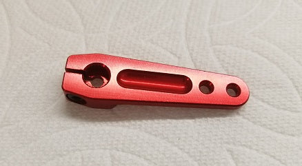 Servo Arm, 1.25" x 4-40 Futaba 25T Aluminum, Red (Secraft V2)