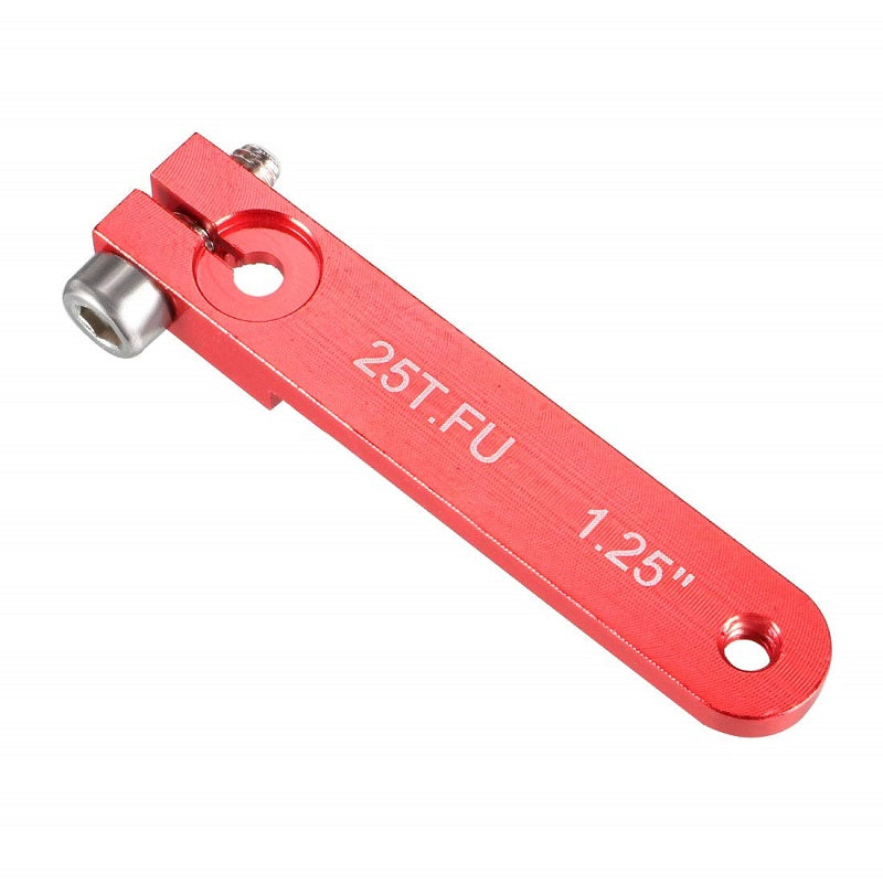 Servo Arm 1.25 Inch 25T 4-40# Thread Red, Futaba (Gator RC)