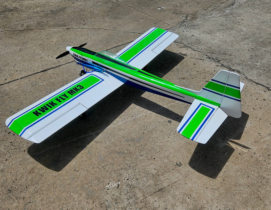 Pattern Kwik Fly MK III, 63" (ARF), Green, Seagull Model