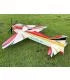 Toy airplane on a grassy field with a clear sky