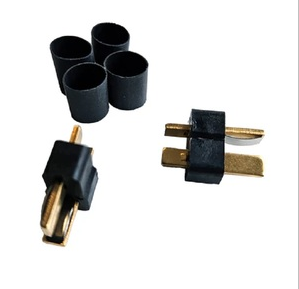 Deans WSD1314  Ultra Plug HB Male 2 Pack, 1/4 Shrink 10-12 Gauge