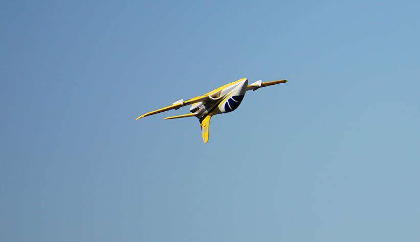 SebArt Mini Avanti S 90mm Jet 1,36m ARF (Yellow Silver) – Gator RC