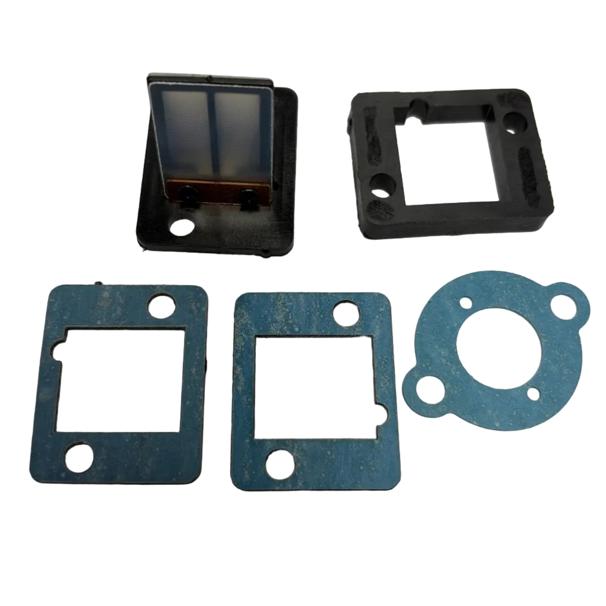 Set of mechanical gaskets and seals on a white background. 40cc Parts for Stinger Engines