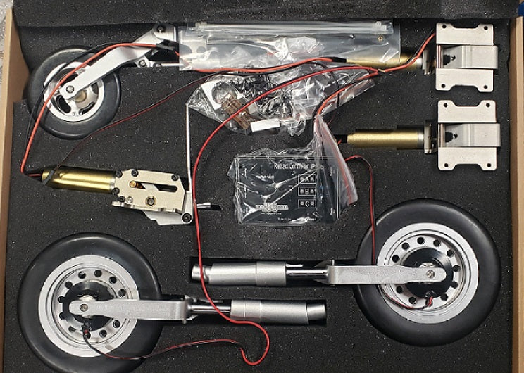 Electric Retract Set, Hawker Hunter, TopRC Model
