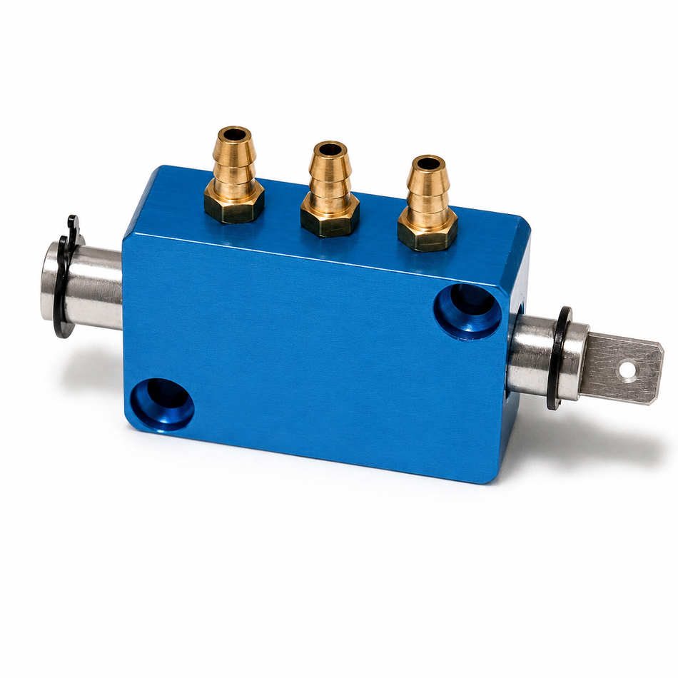 Gator RC 2-Way, 3-Port Box-Shaped Air Control Valve (Blue)