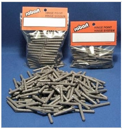 Robart 1/8" Steel Pin Hinge Points #311B (100 pack)