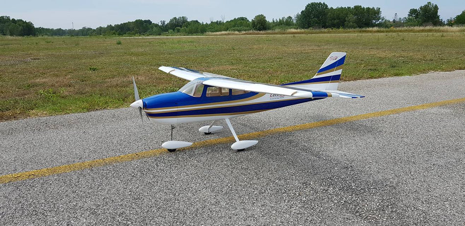 Cessna, 65" Wingspan, Blue, SebArt