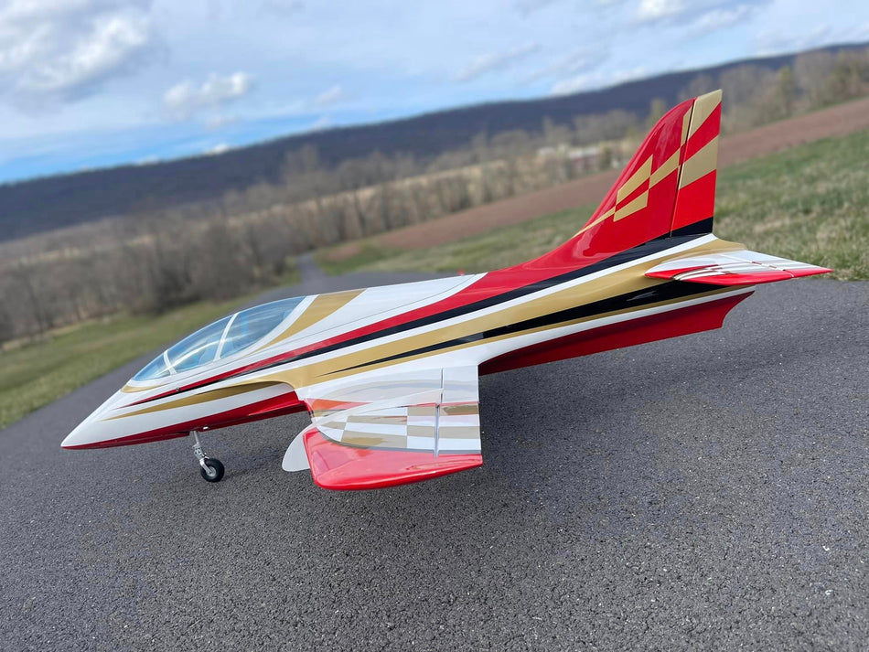 Mini Avanti Jet, White/Red/Black (ARF), SebArt