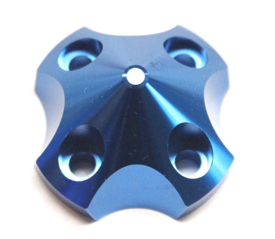 3D Aluminum RC Spinner HP-50 DLE55 DA50 JC51 – Gold or Blue Anodized Finish