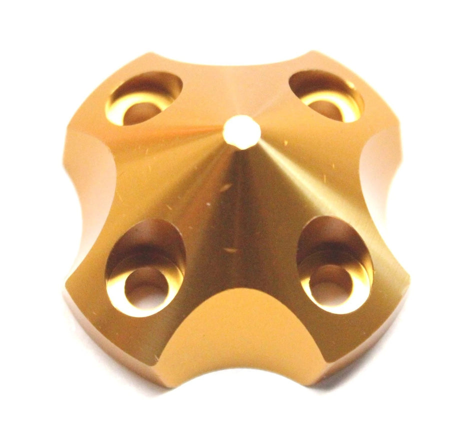 3D Aluminum RC Spinner HP-50 DLE55 DA50 JC51 – Gold or Blue Anodized Finish