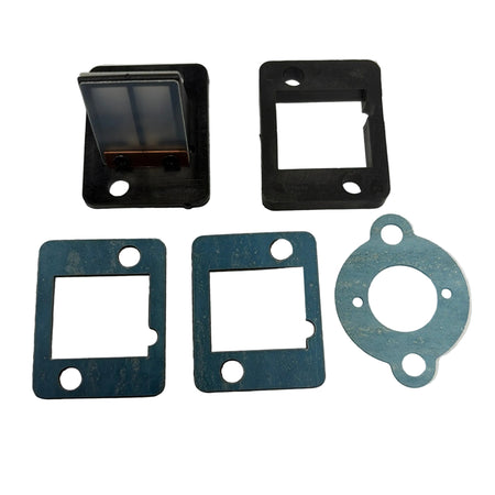 Set of mechanical components including gaskets and frames on a white background. 40cc Parts for Stinger Engines