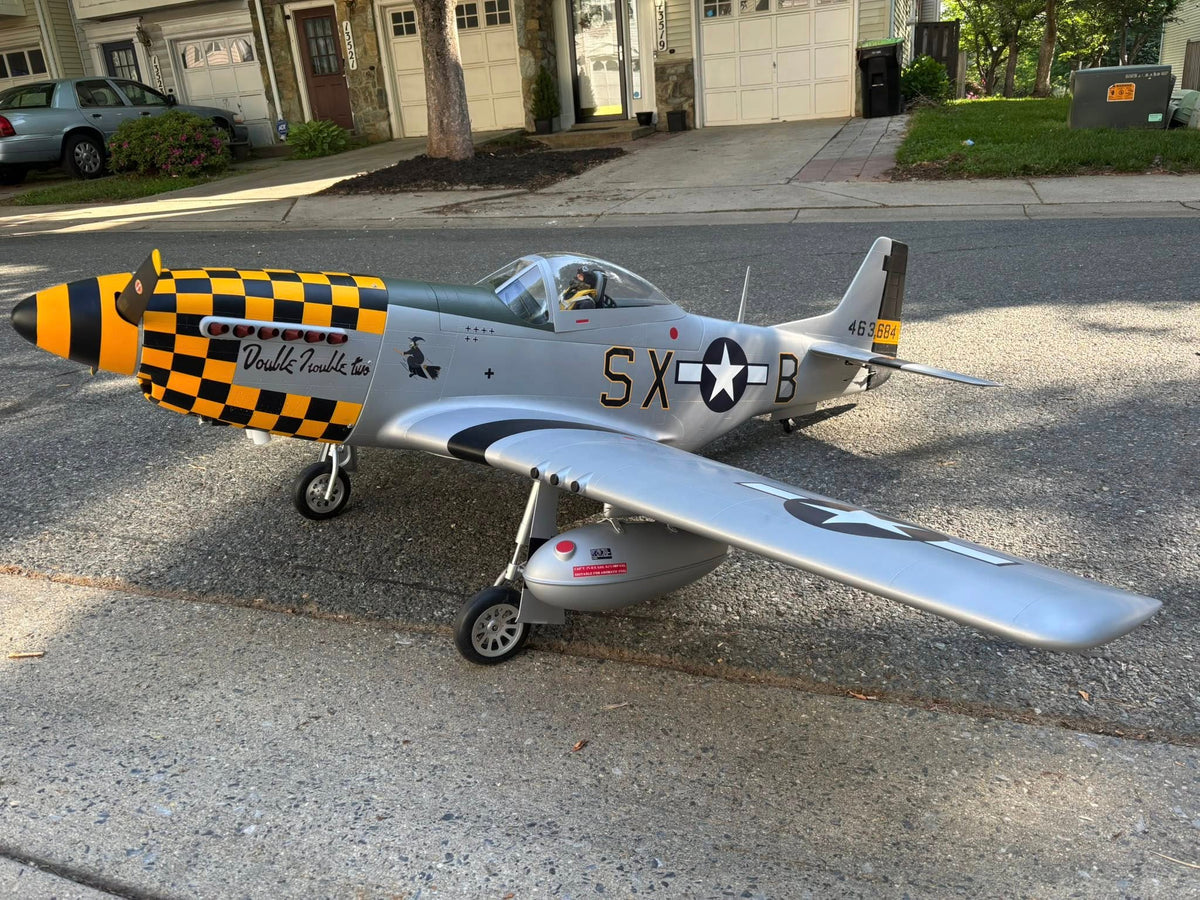 P-51D Mustang, Double Trouble Two, Top RC Model – Gator RC