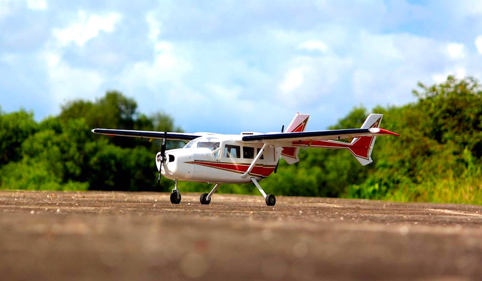 Cessna 337 Skymaster, Red/White, Seagull Models