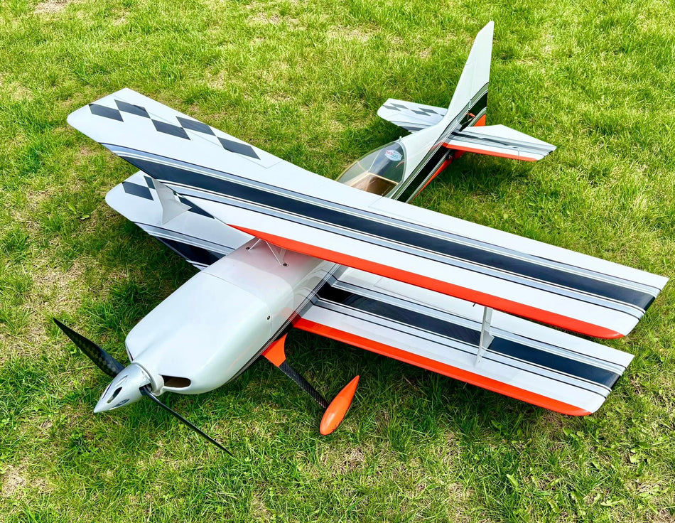 Miss Ultimate, 86" Wingspan, Orange/White/Silver, SebArt