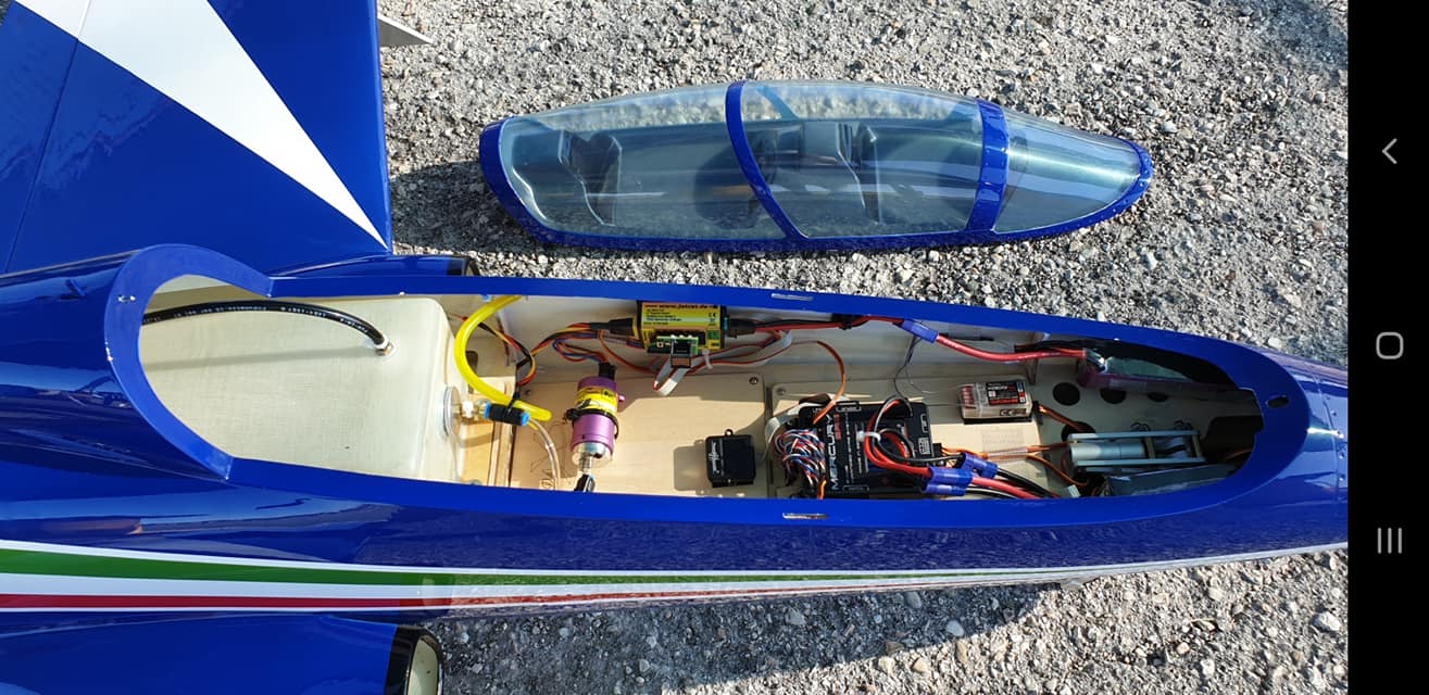 SebArt MB-339 XS 120mm Jet 1.9m (Blue/White/Red/Green) ARF (no