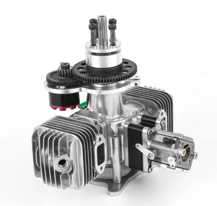 70cc Twin Gas Motor with Electric Starter, Stinger Engine