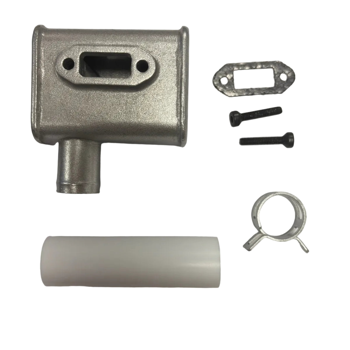Lock mechanism parts on a white background. 15cc Parts for Stinger Engines