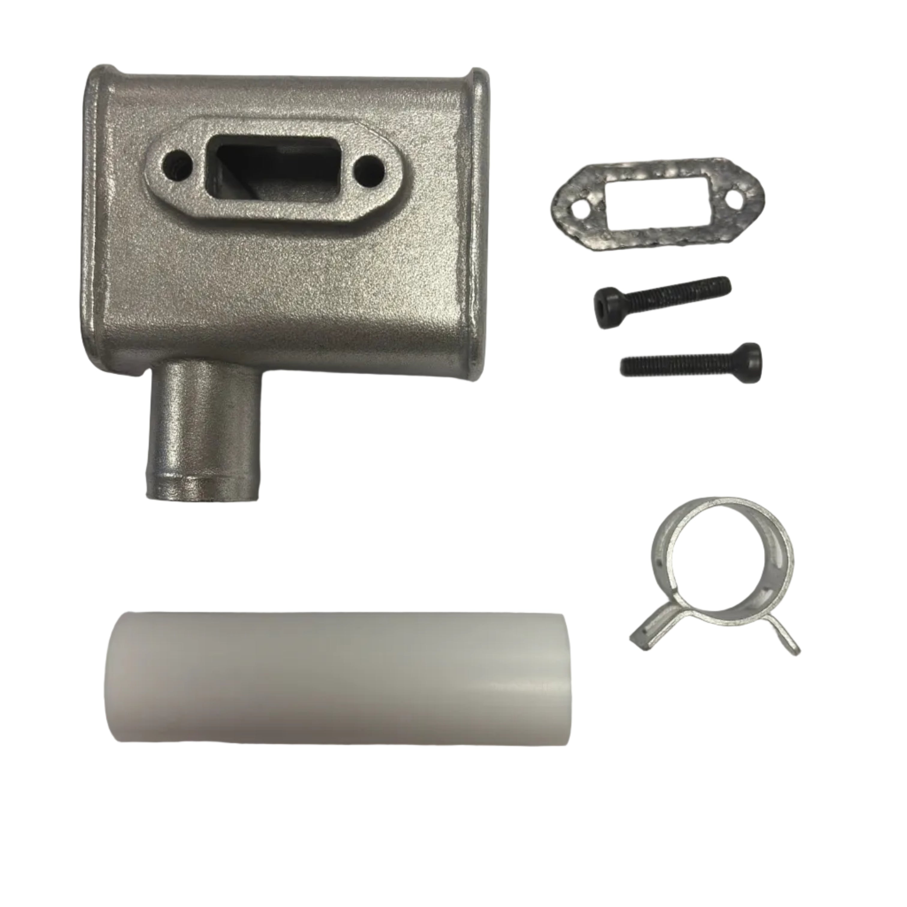 Lock mechanism parts on a white background. 15cc Parts for Stinger Engines