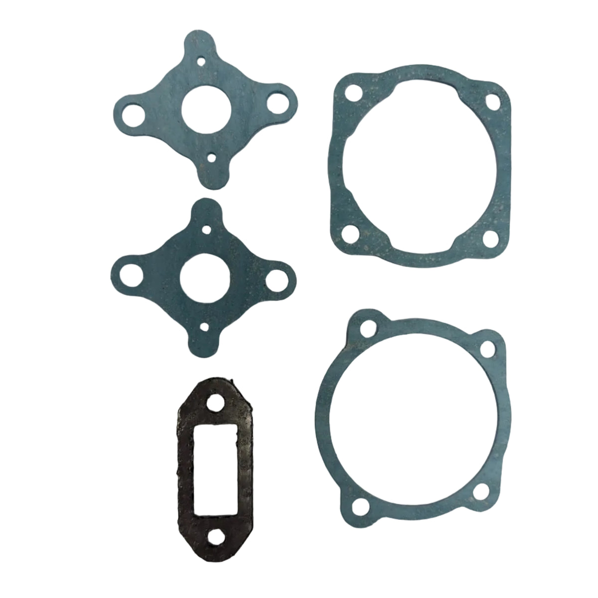 Set of gaskets on a white background. 10cc Parts for Stinger Engines