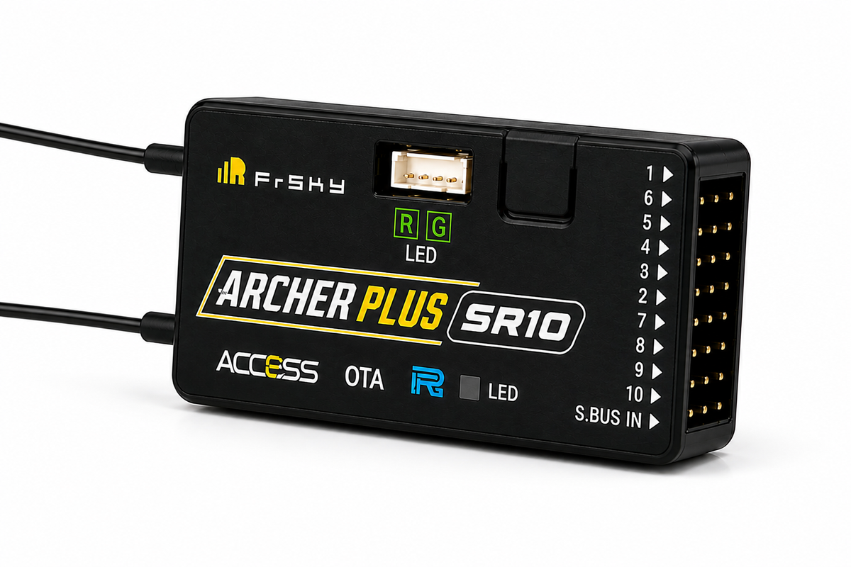 FrSky ACCESS Archer Plus SR10+ Stabilized Receiver with 10 Channel Ports