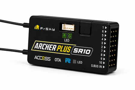 FrSky ACCESS Archer Plus SR10+ Stabilized Receiver with 10 Channel Ports