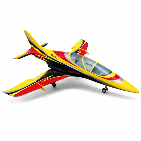 SebArt Avanti S Jet, Yellow (ARF) includes landing gear
