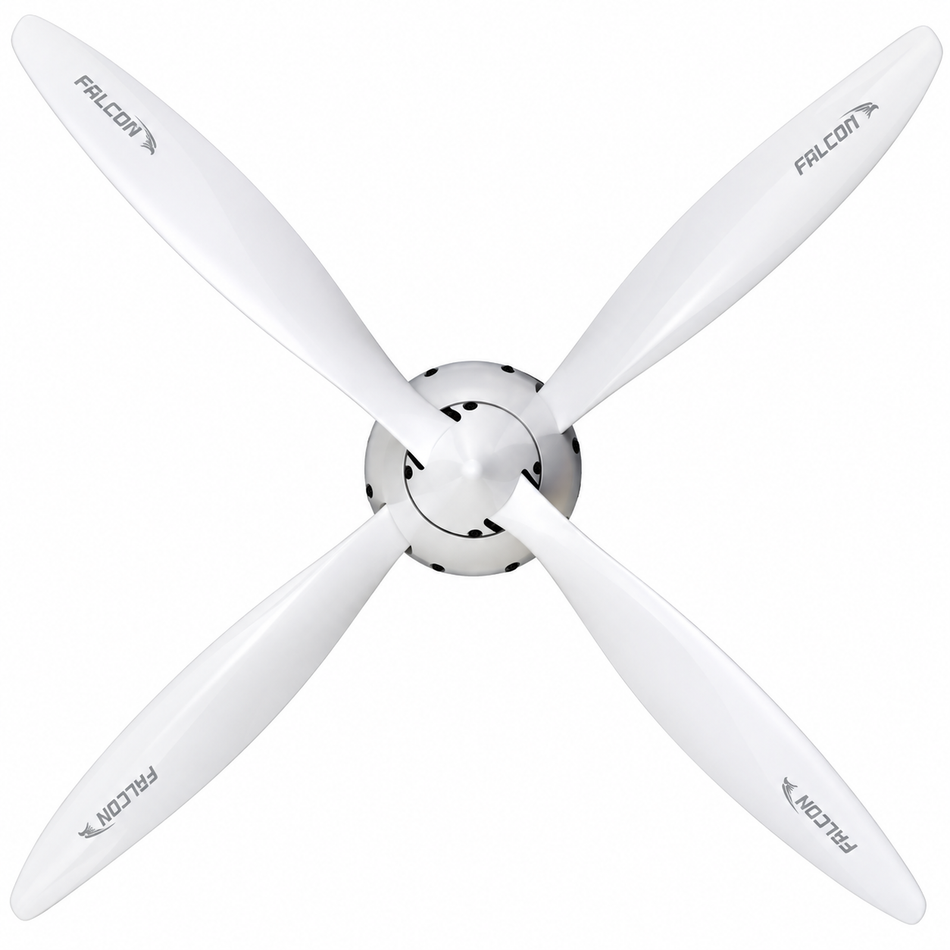 Falcon 24x20 Front Contra Propeller White Carbon Fiber