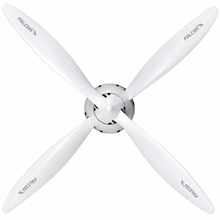 Falcon 24x20 Rear Contra Carbon Fiber Propeller – White (F3A Electric)
