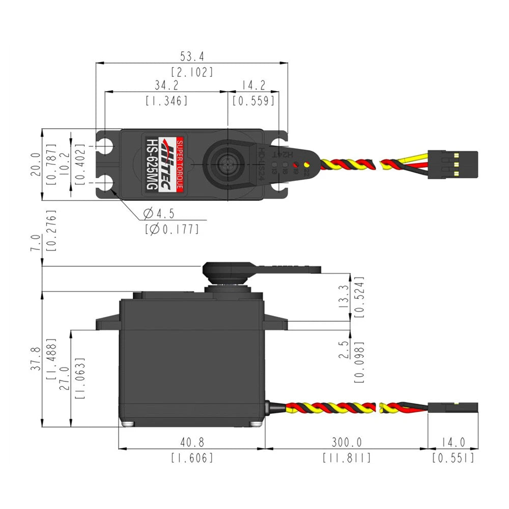 Hitec HS-5625MG High-Speed Metal Gear Digital Servo – HRC35625S