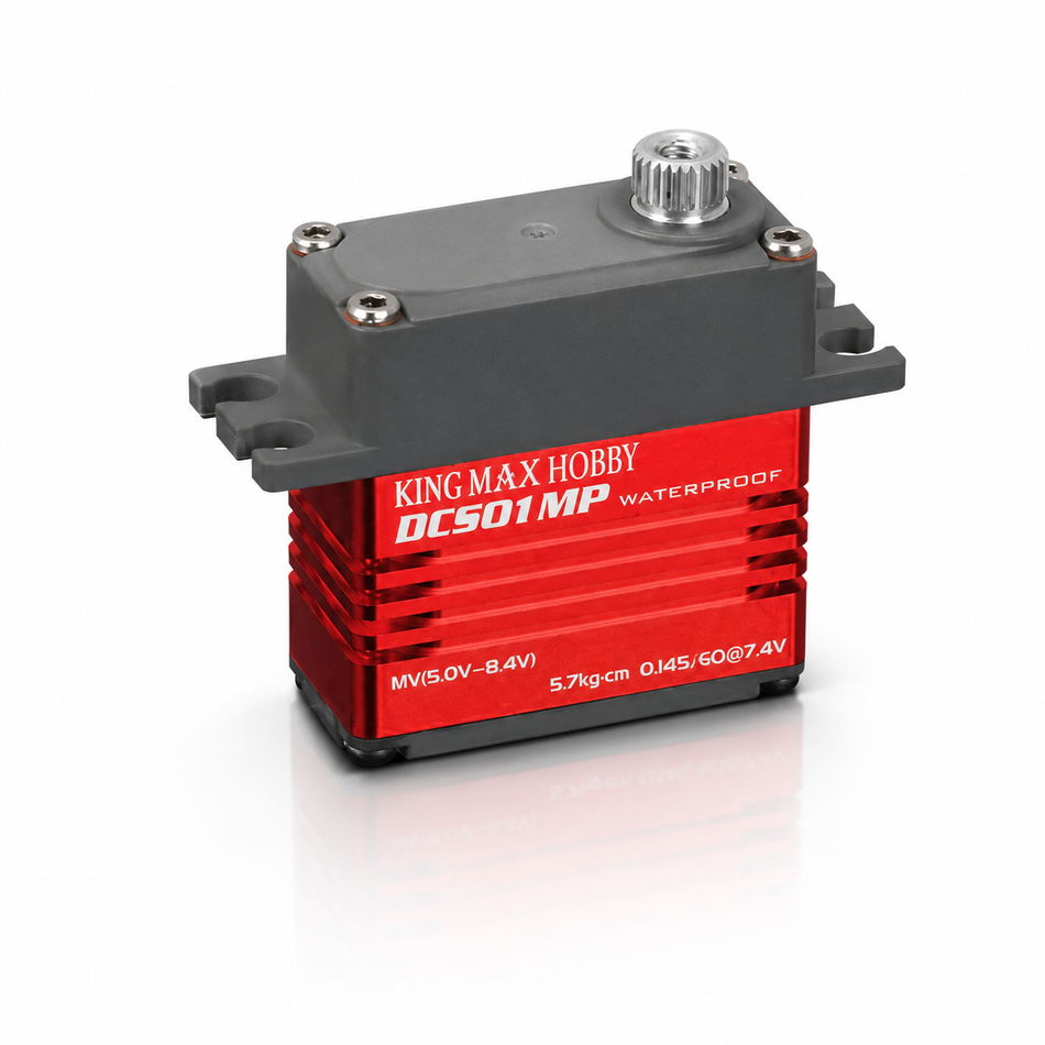KingMax DCS01MP Waterproof HV Digital Mini Servo – 6.1kg Metal Gear