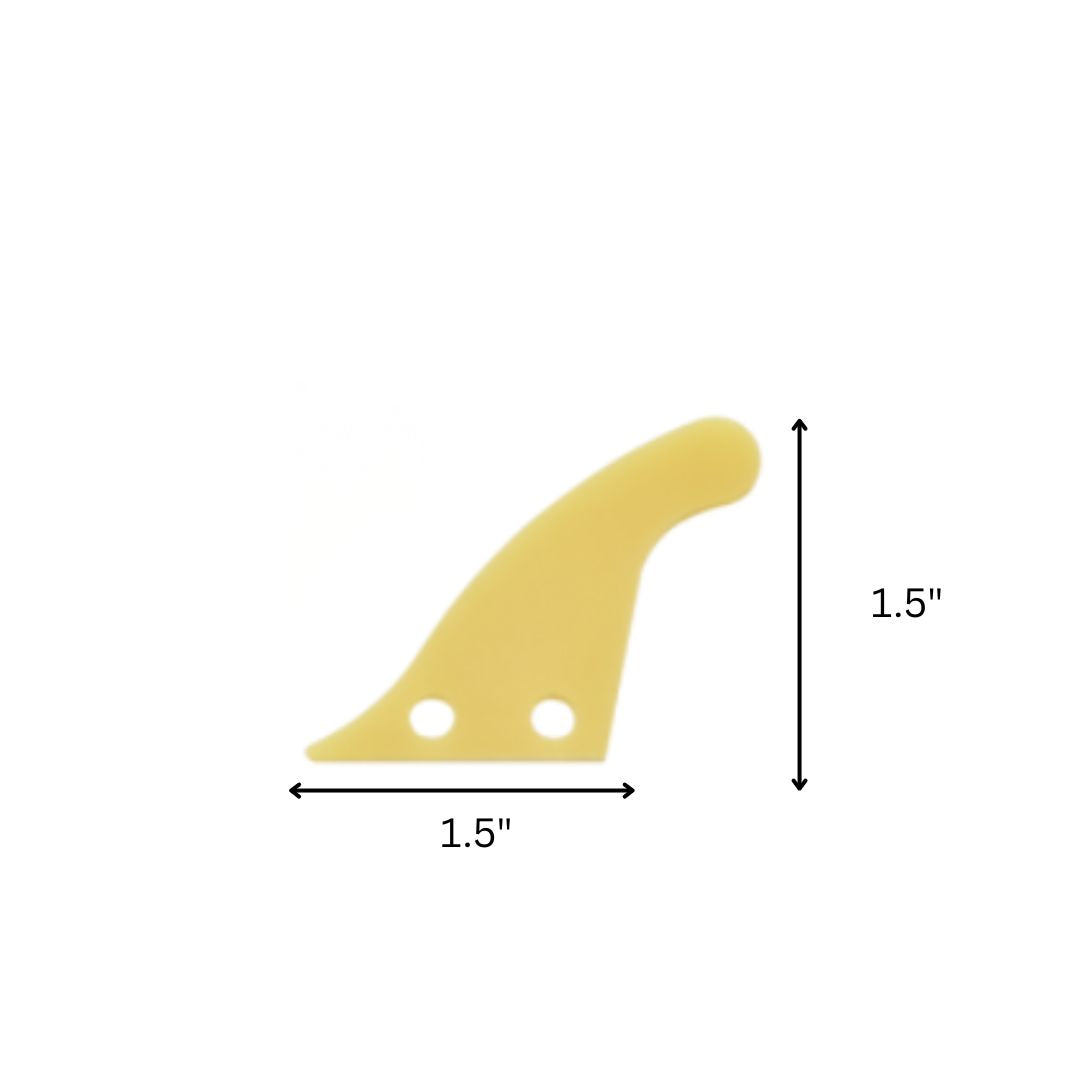 PT Model Type 2 composite fiberglass RC airplane control horn with curved profile 1.5 inch height and 1.5 inch base width