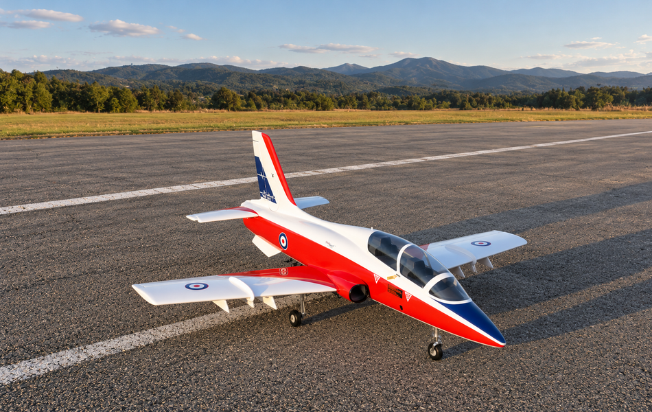 SebArt Mini MB-339 Jet ARF White/Orange