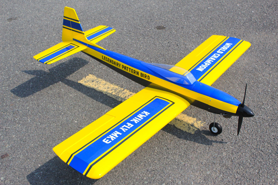 Pattern Kwik Fly MK III, 63" (ARF), Yellow, Seagull Model