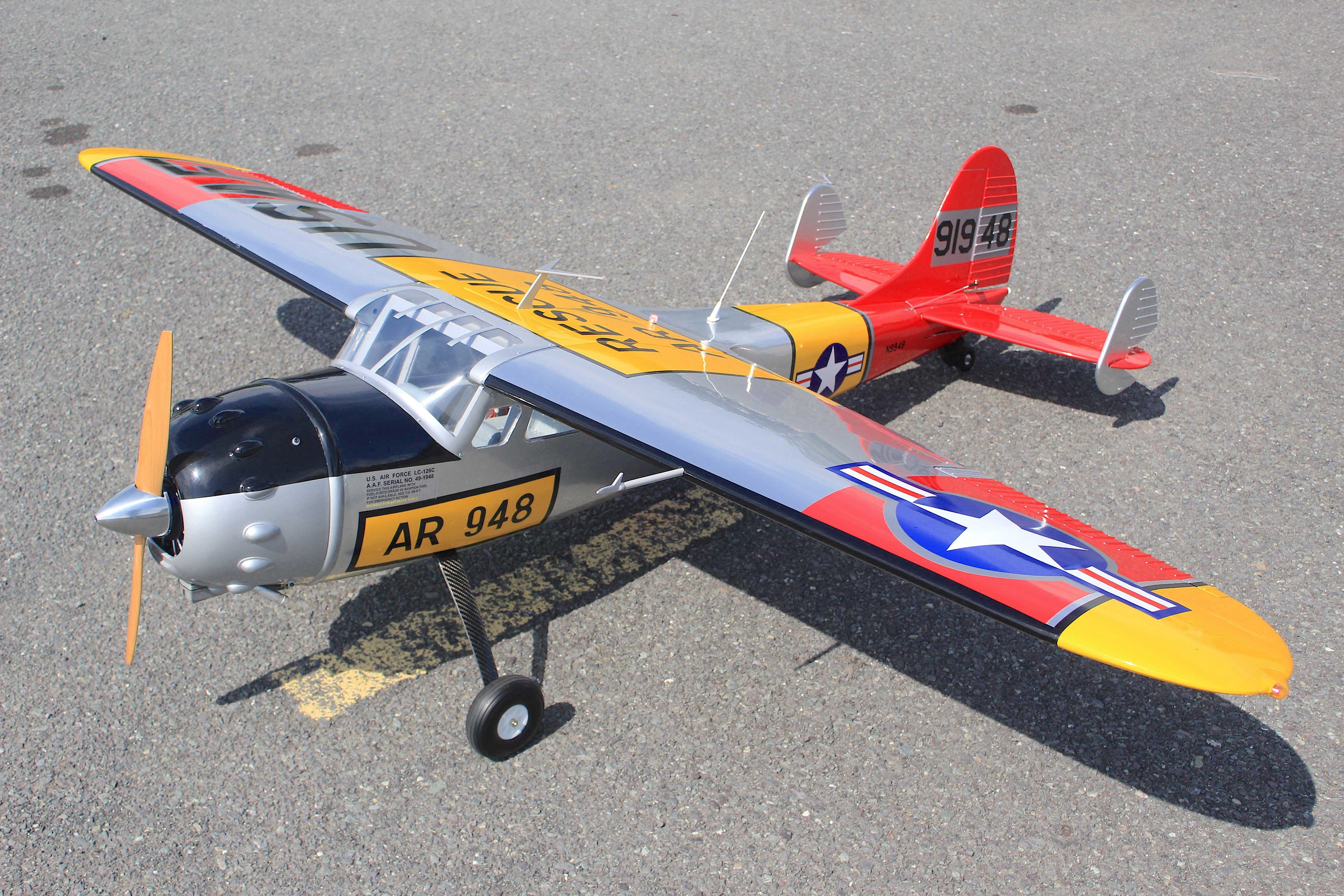 Seagull Models Cessna 195 USAF 90" ARF