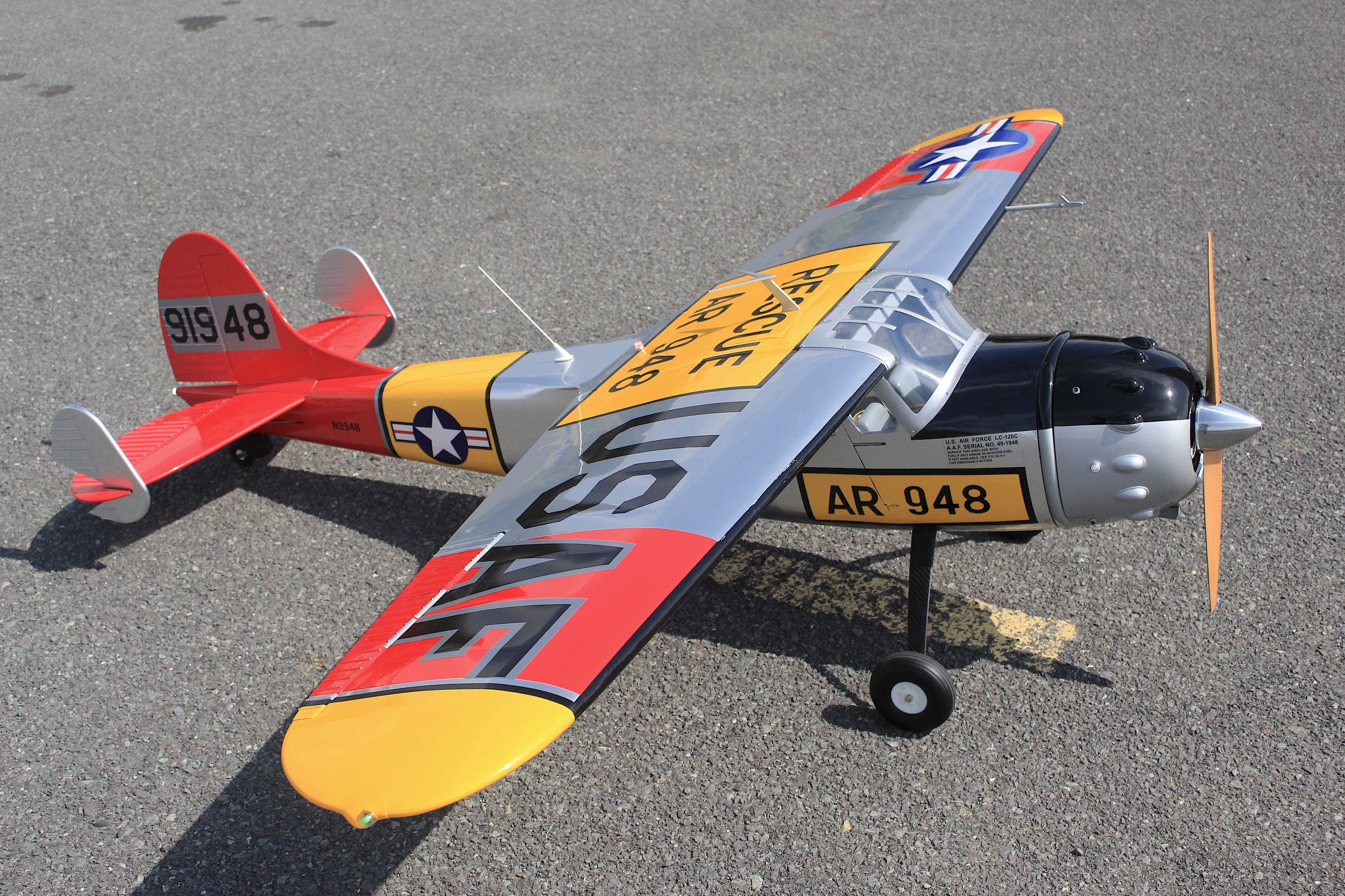 Seagull Models Cessna 195 USAF 90" ARF