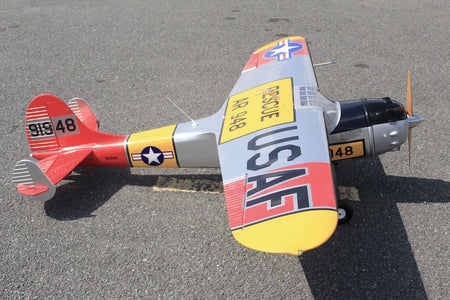 Seagull Models Cessna 195 USAF 90" ARF top view
