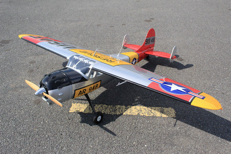 Seagull Models Cessna 195 USAF 90" ARF front view