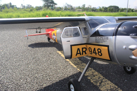 Seagull Models Cessna 195 USAF 90" ARF door open