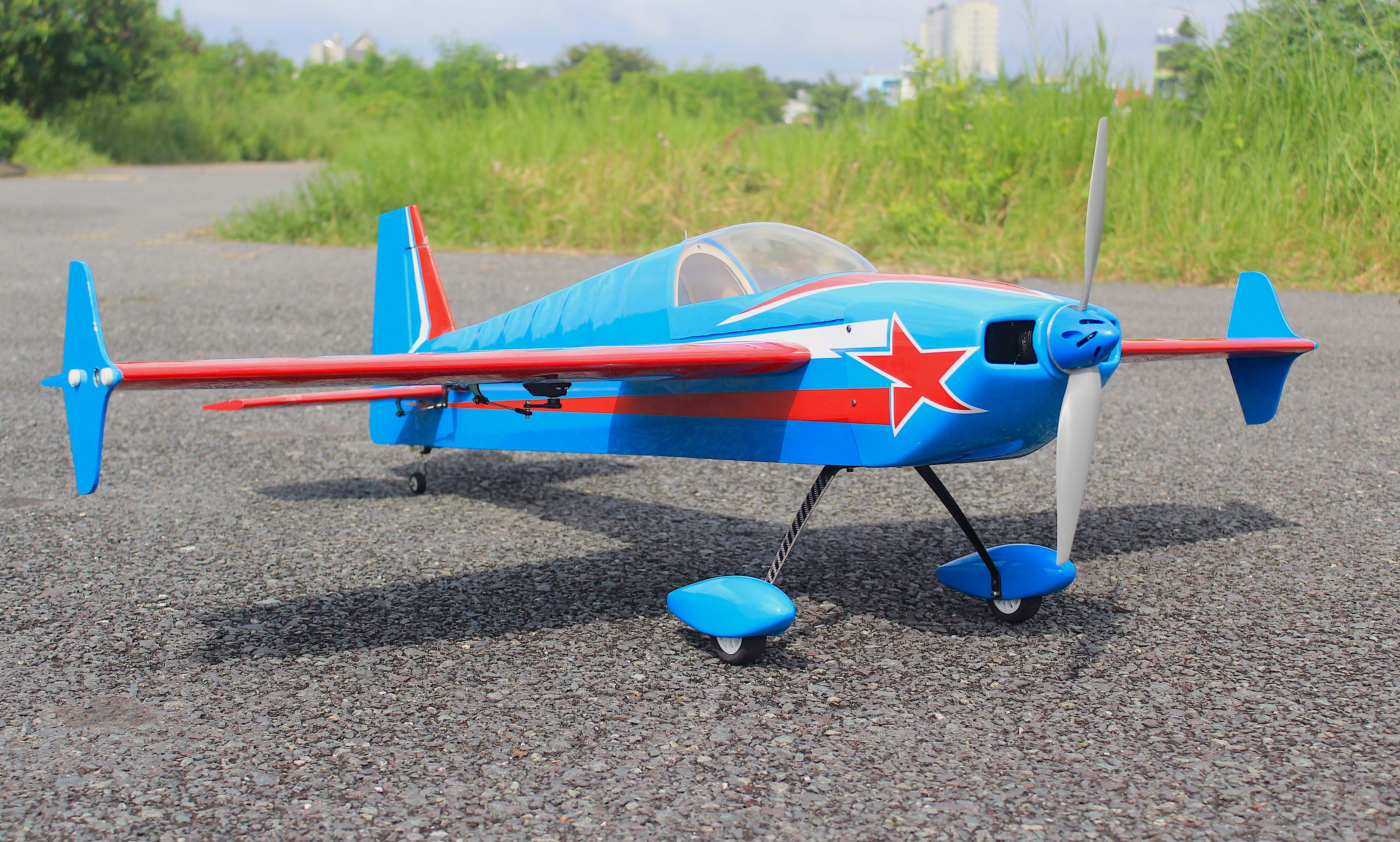 ユニオンモデル　RCエアレーサー 「Tsunami」ツナミ Seagull Models Laser, Blue/Red, 48