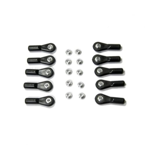 Ball Link, 3mm Aluminum No Bolt or Nuts, 10 Pack (Secraft)