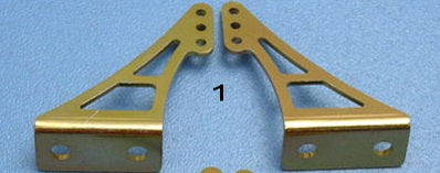 Control Horn, 30mm Aluminum, Gold 2 Pack (Gator)